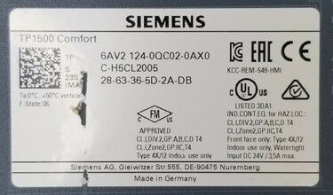 Siemens 6AV2124-0QC02-0AX0 | In Stock Ships Overnight